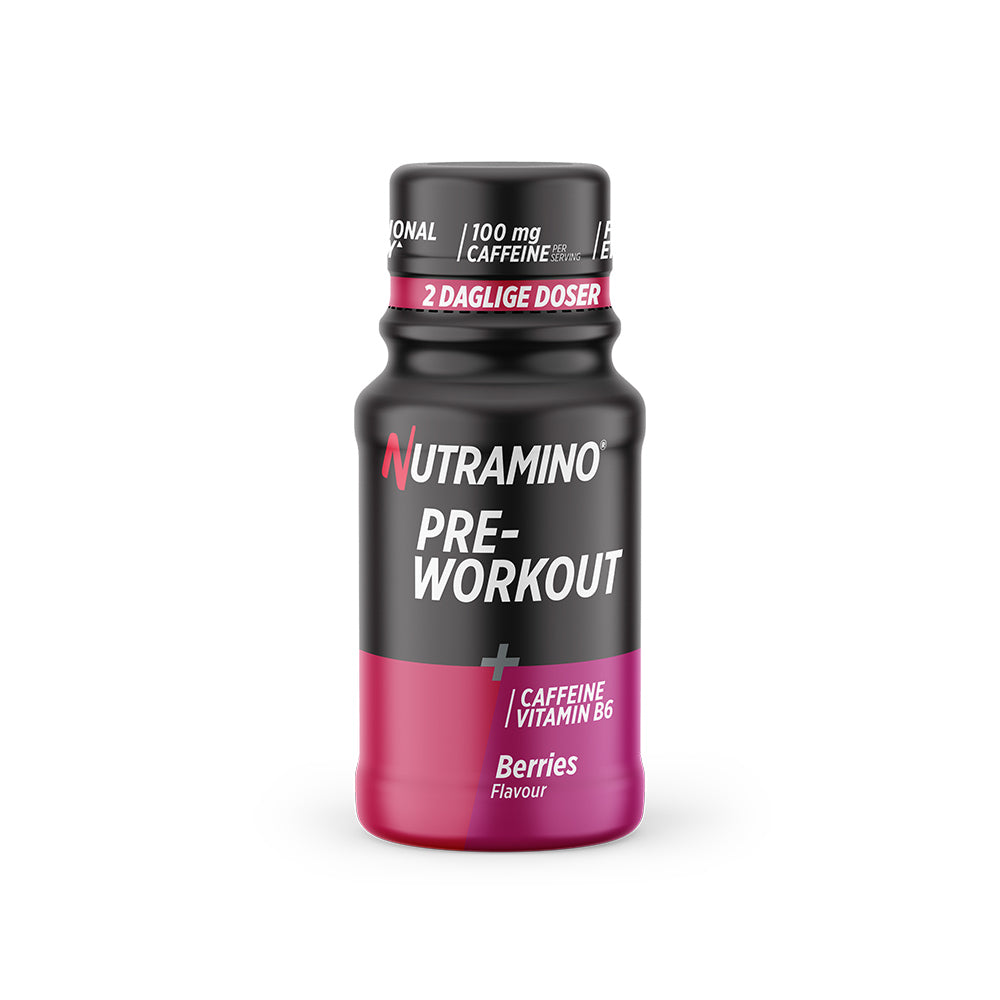 Nutramino Pre Workout Shot  60ml    Berries   Energi