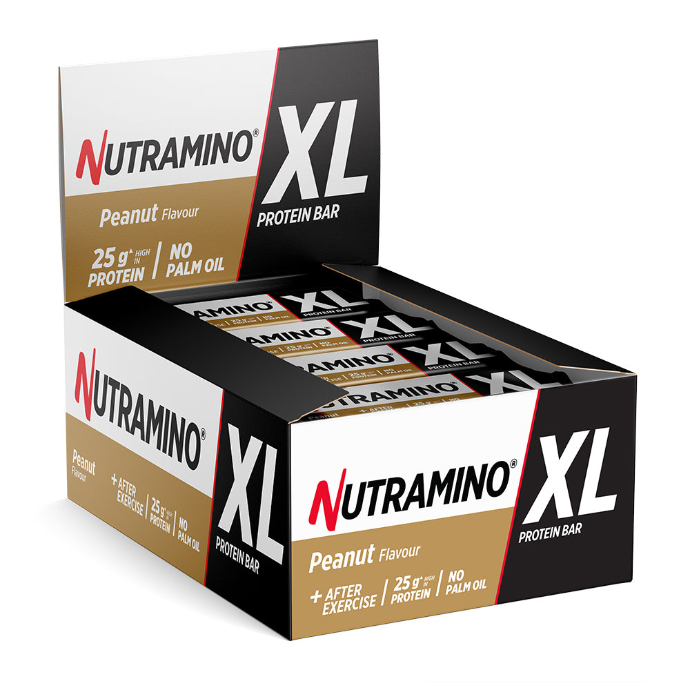 Nutramino Xl Protein Bar   Peanut  16x74g