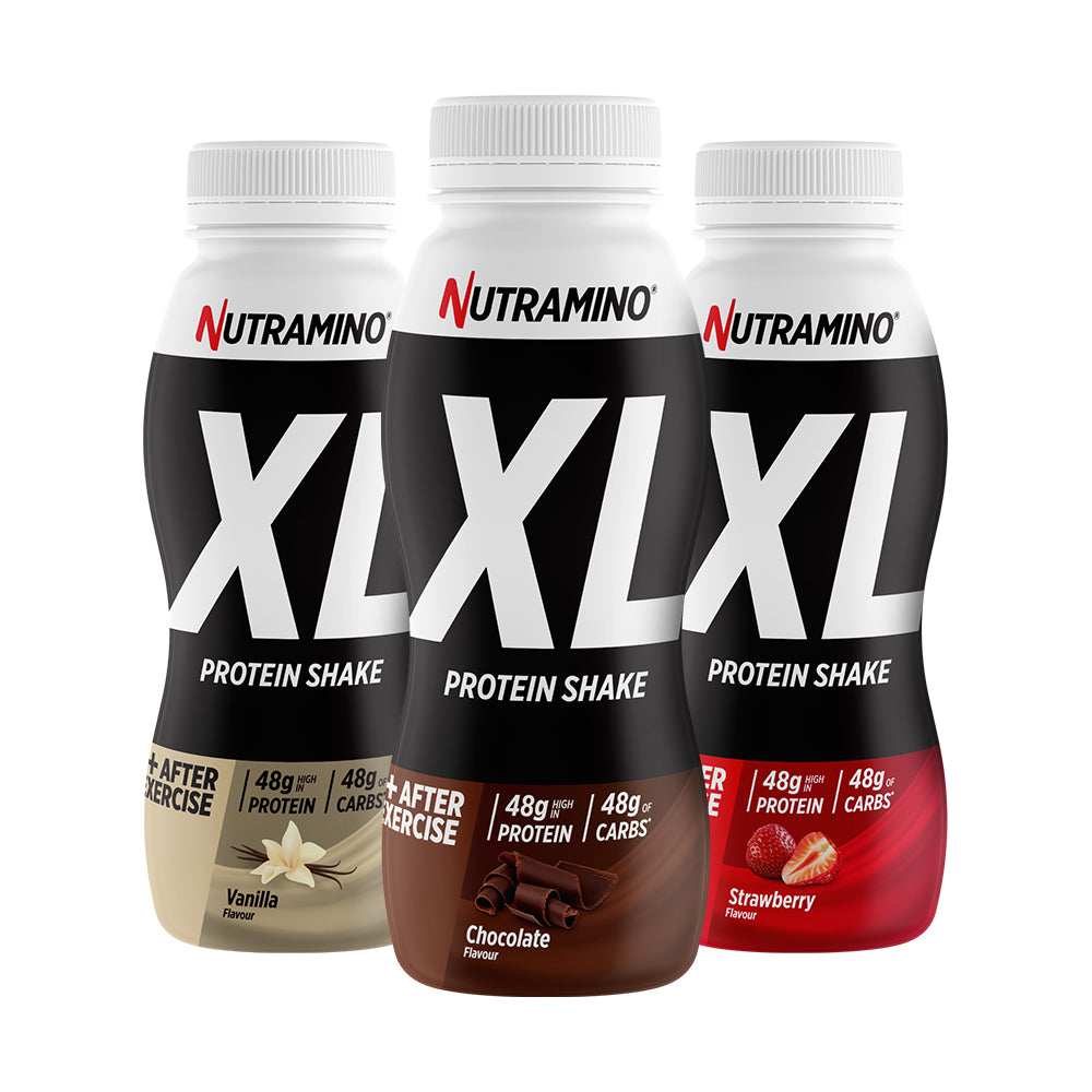 Nutramino Xl Protein Shake   Bland Selv  3x 475ml