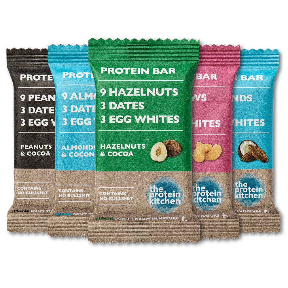 The Protein Kitchen Bar   Bland Selv  12x 55g    Proteinbarer