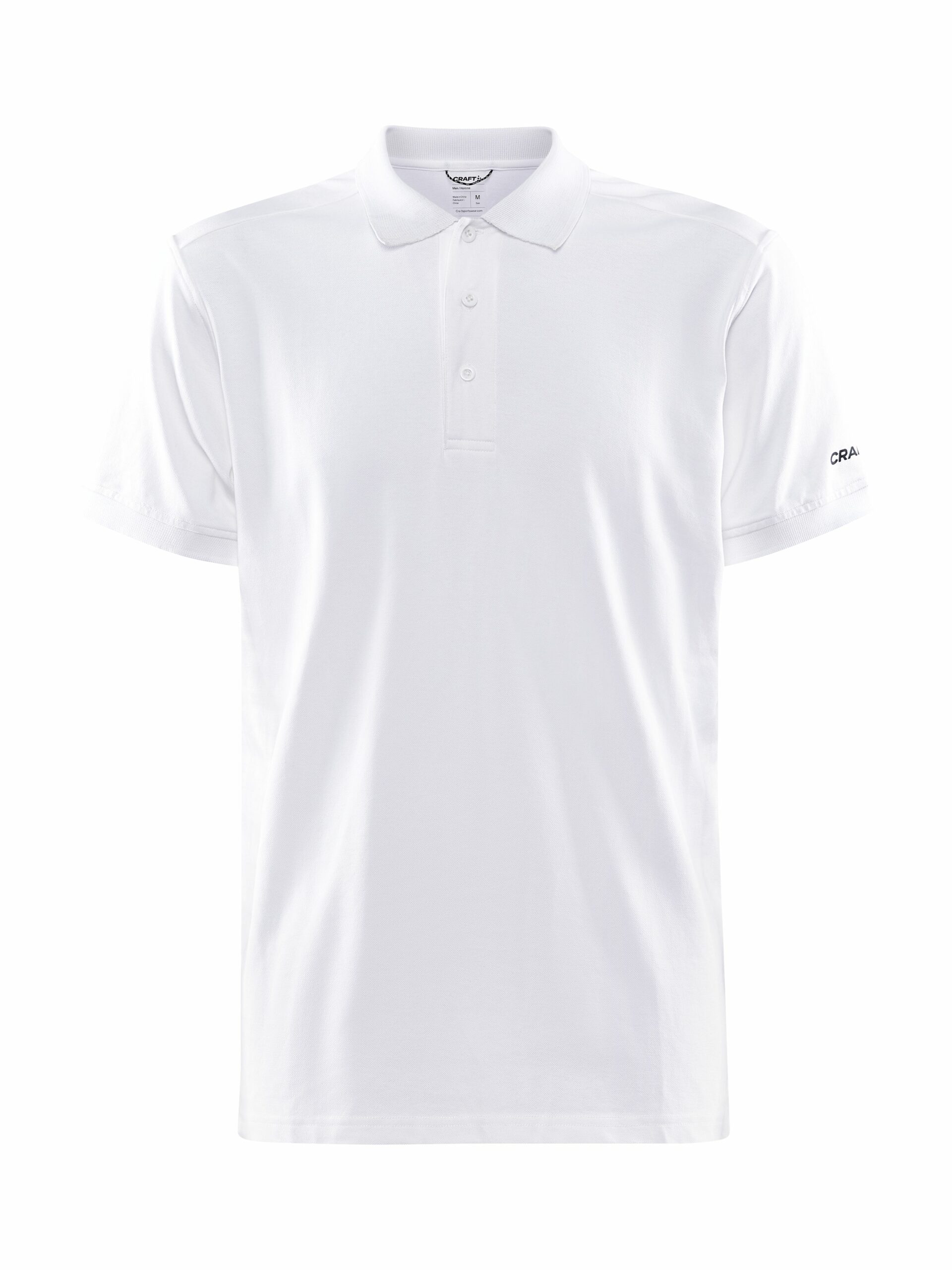 Craft   Core Blend Polo Shirt Maend   White Xxl