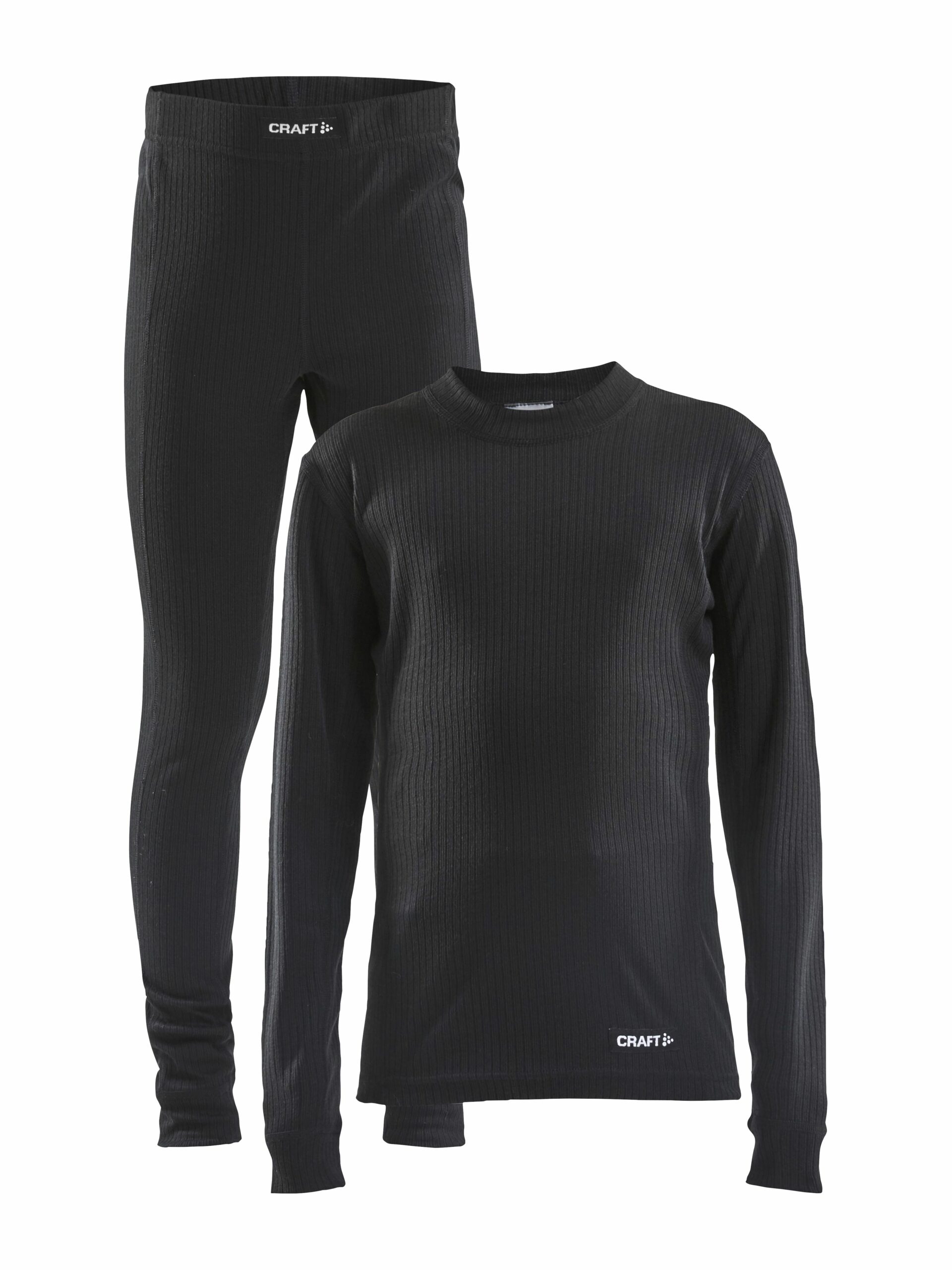 Craft   Core Dry Baselayer Set J   Black 122 128