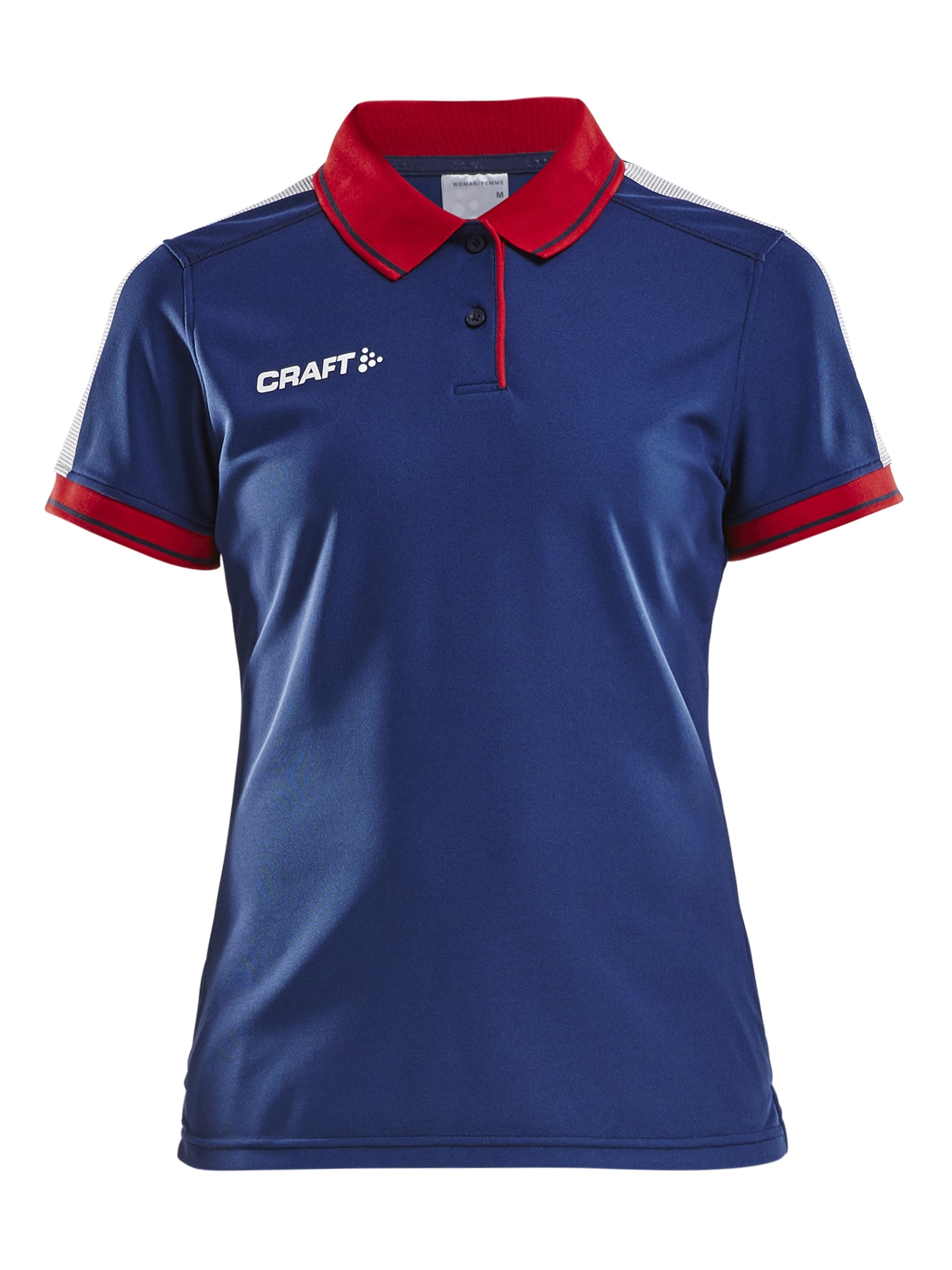 Craft   Pro Control Poloshirt Kvinder   Navy Bright Red M