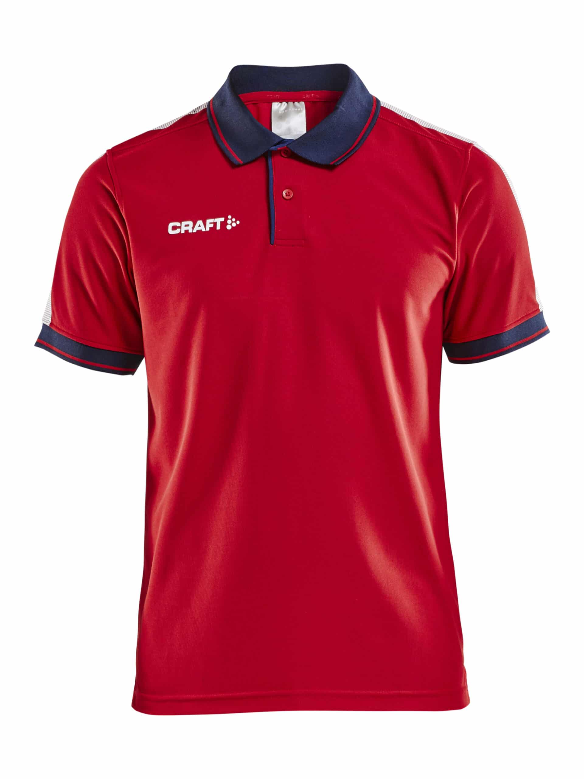 Craft   Pro Control Poloshirt Maend   Bright Red Navy 3xl