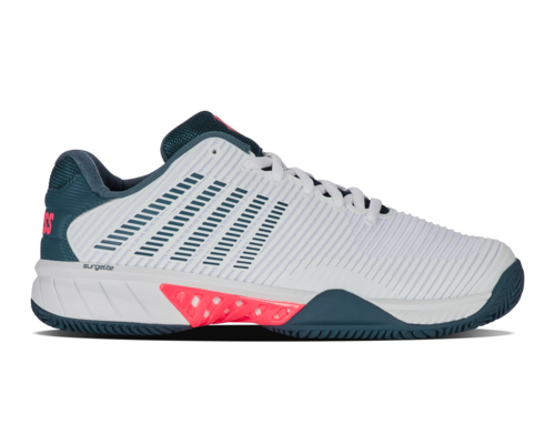 K Swiss Hypercourt Express 2 Clay  White Stargazer Neon Blaze    41