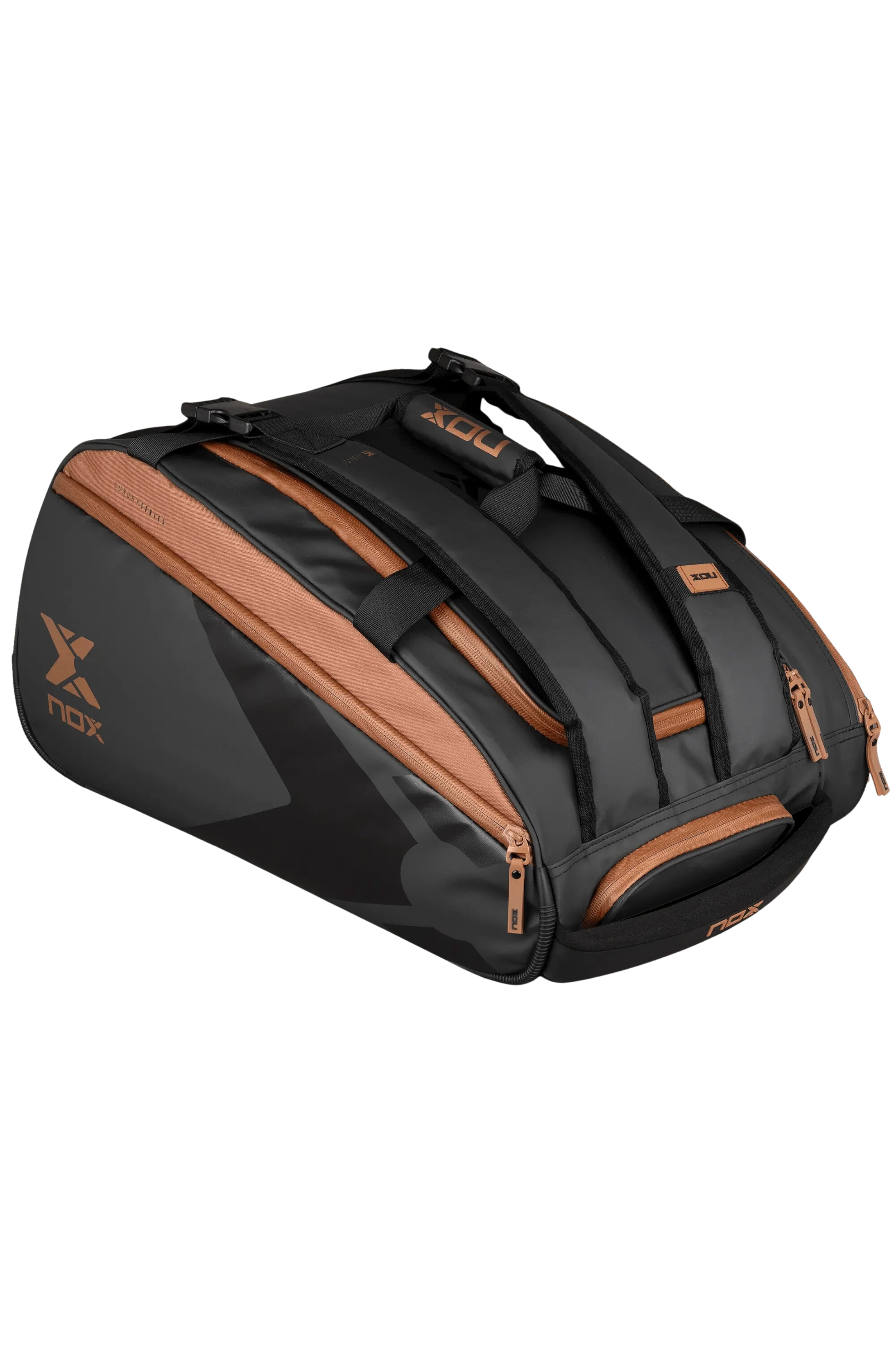 Nox Luxury Open Series Padeltaske 2025 Sort   Brun   Padel Taske