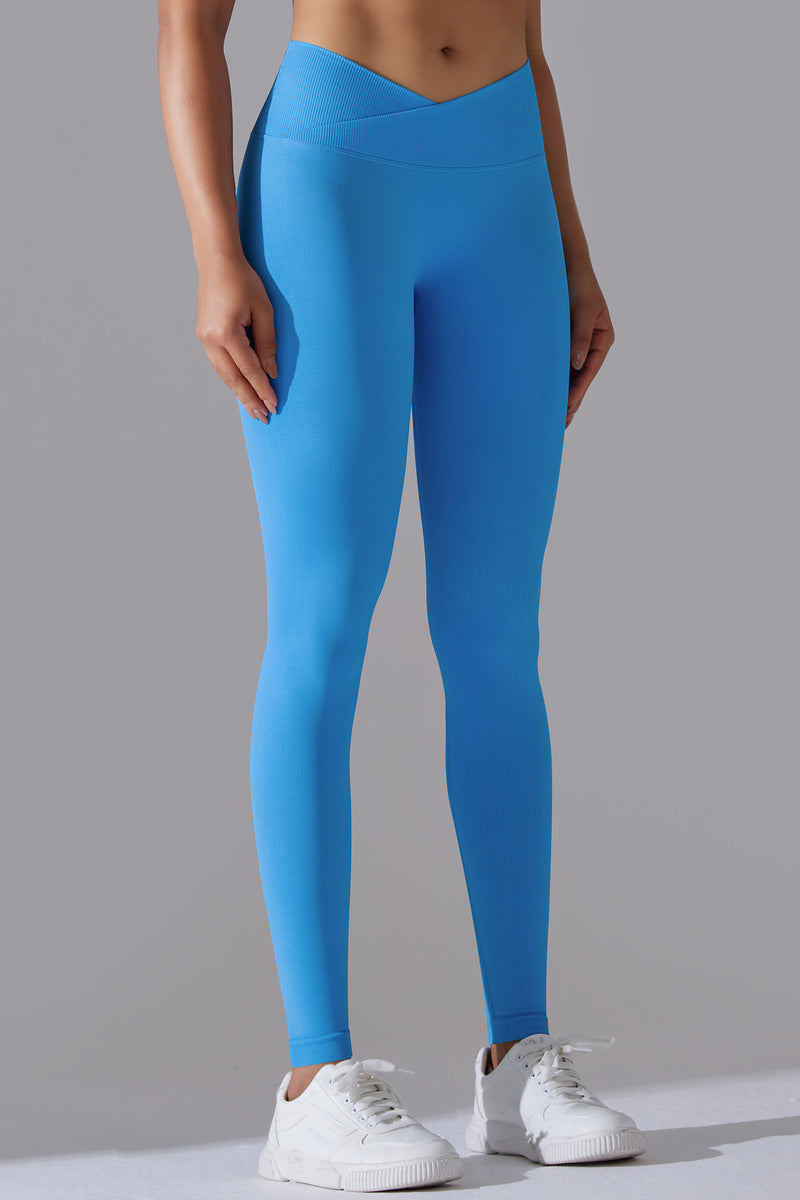 Zencurve Scrunch Leggings Blue   Small   Blue