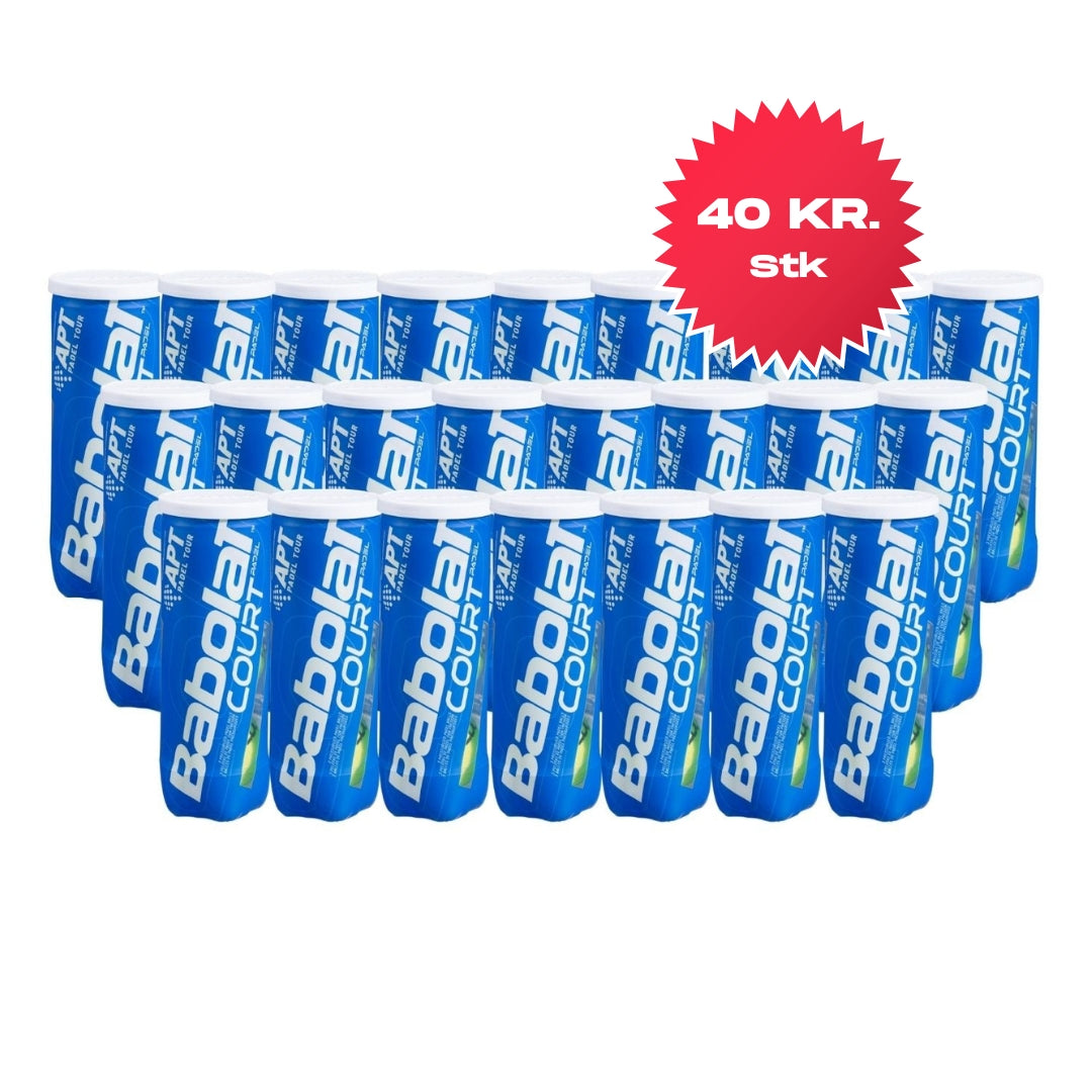 1 Kasse Med Babolat Court X3  24 Rør