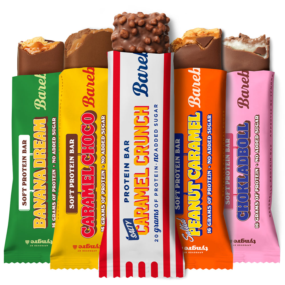 Barebells  12x 55g    Bland Selv Proteinbars   Højt Proteinindhold Og Få Kalorier