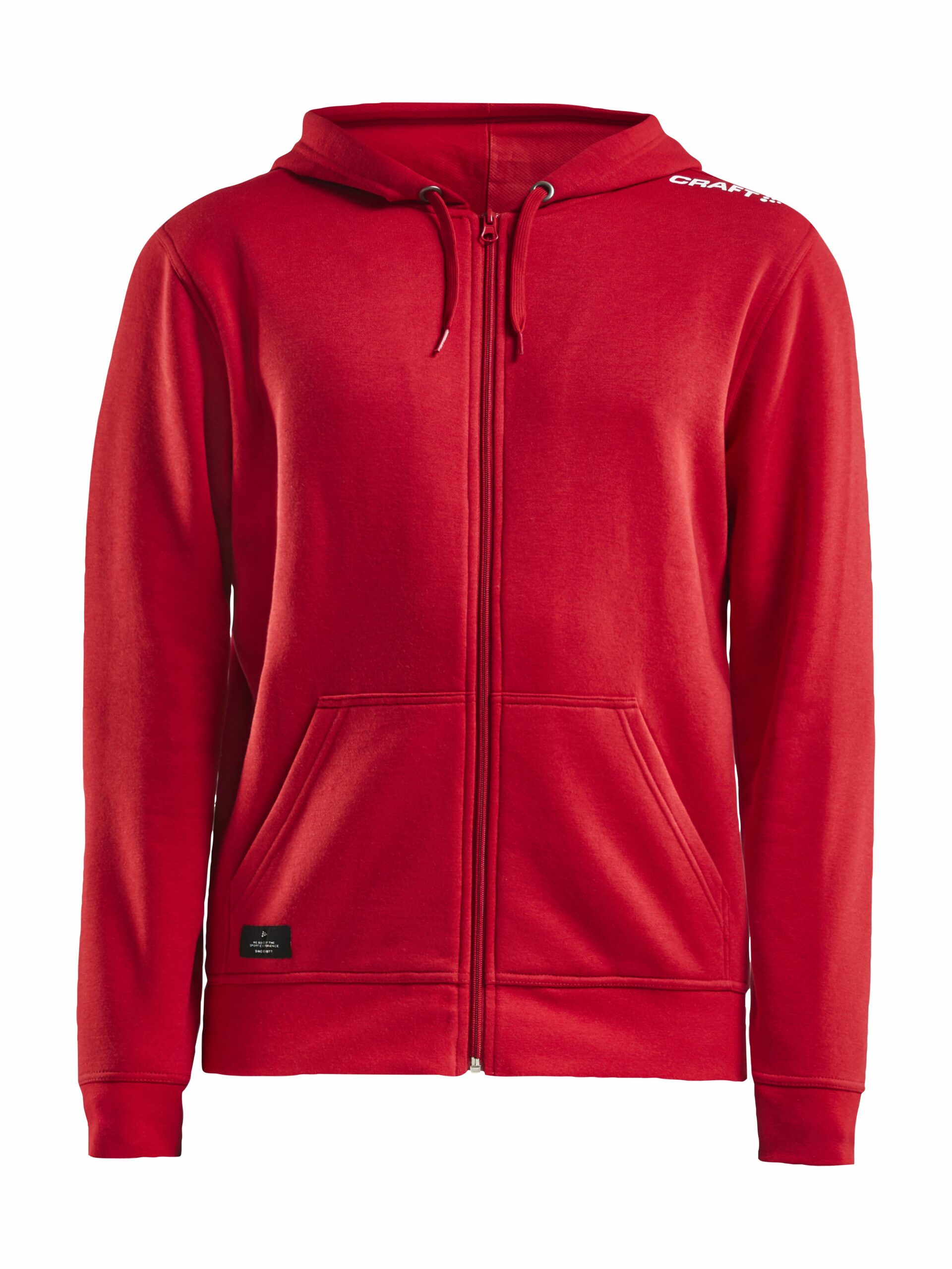 Craft   Community Fz Hoodie Maend   Bright Red Xl