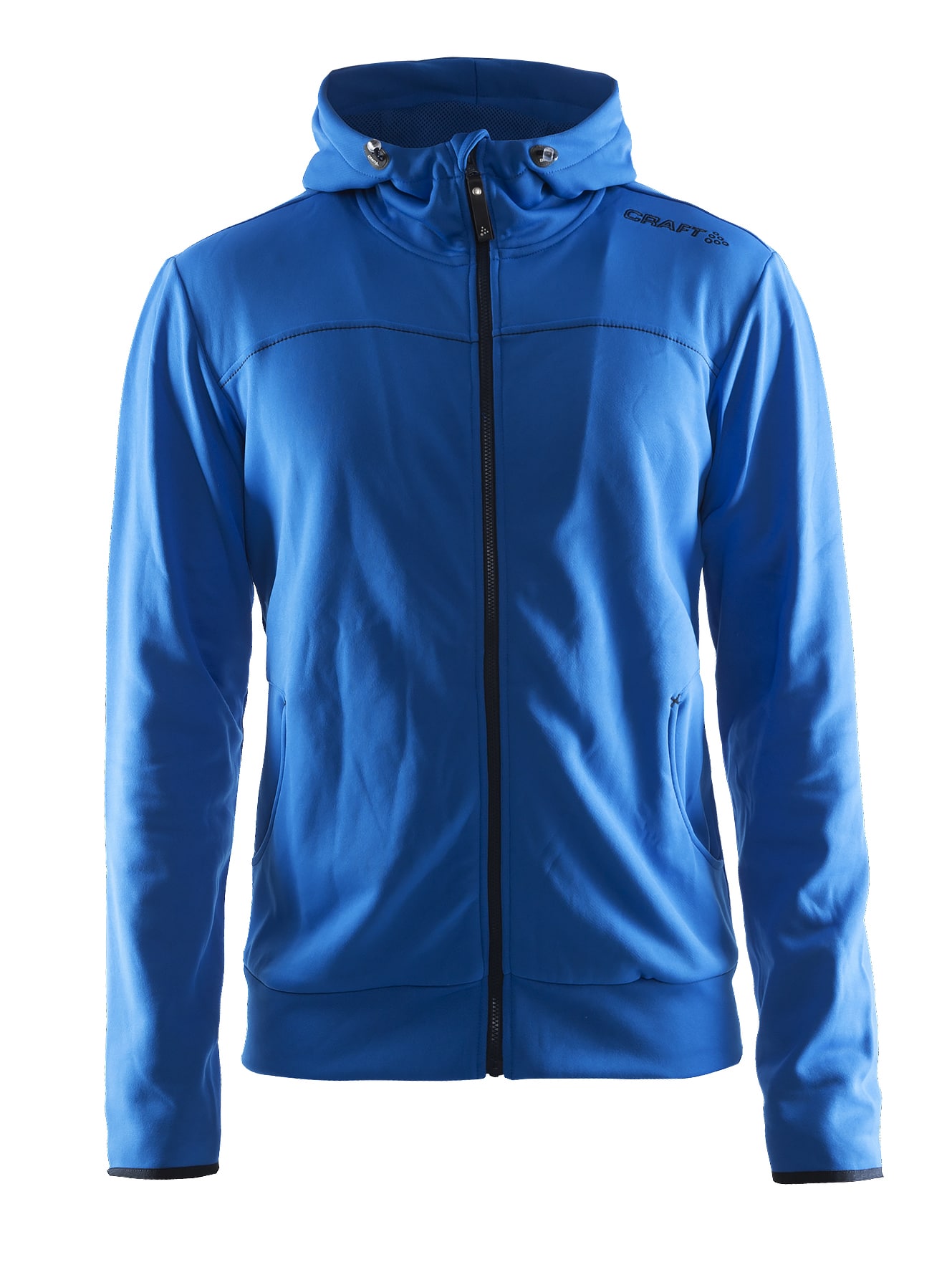 Craft   Leisure Full Zip Hood Maend   Sweden Blue Xxxl
