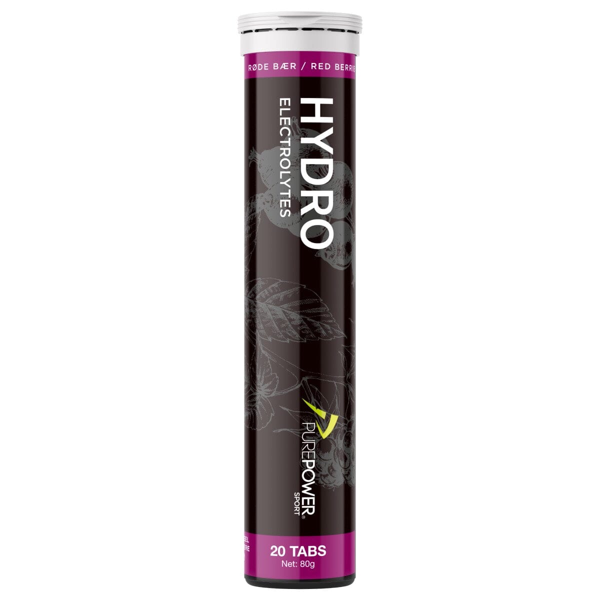 Purepower Hydro Røde Bær 20 Tabs  1 Rør