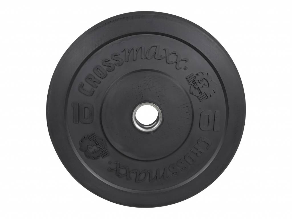 Crossmaxx Bumper Plate 10 Kg Sort