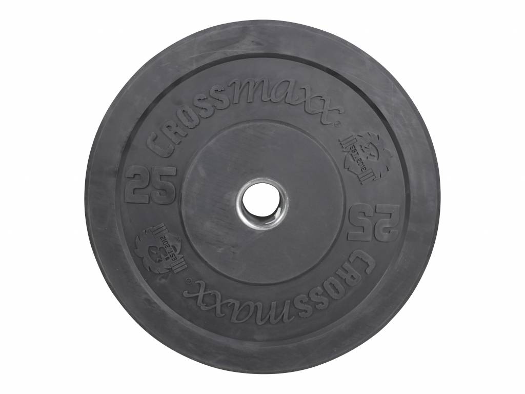 Crossmaxx Bumper Plate 25 Kg Sort