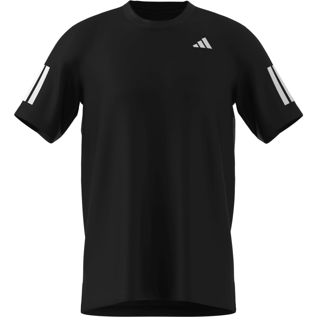 Adidas Club 3 Stripe Tee  Black    M