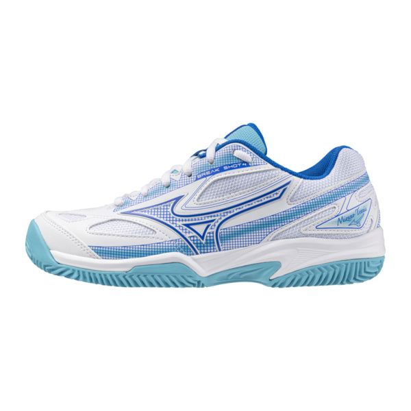 Mizuno Break Shot 4 Cc Women  White Mugen Blue River Blue    36 5