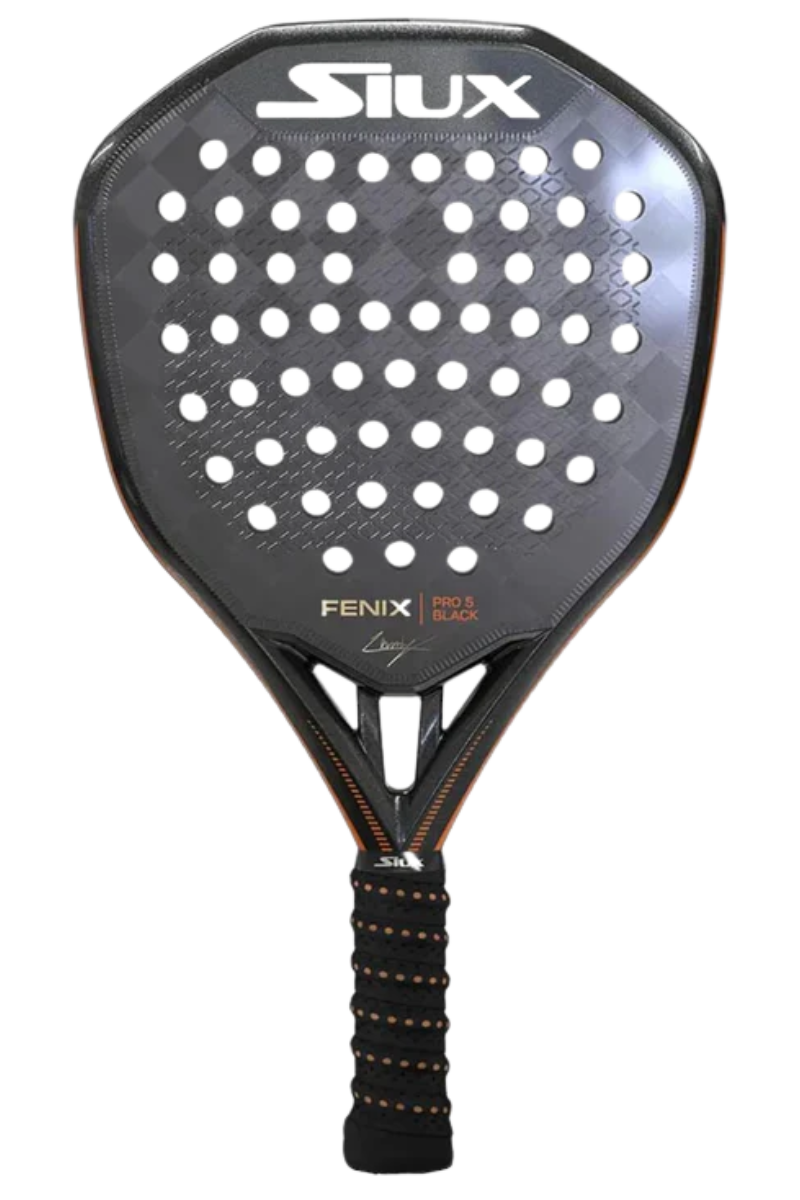 Siux Fenix Pro 5   2025   Leo Augsburger   Black Edition   Padel Bat